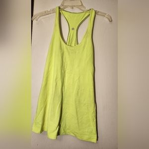Lululemon Swiftly Tech Racerback Tank Top Vibrant Yellow. Size 8